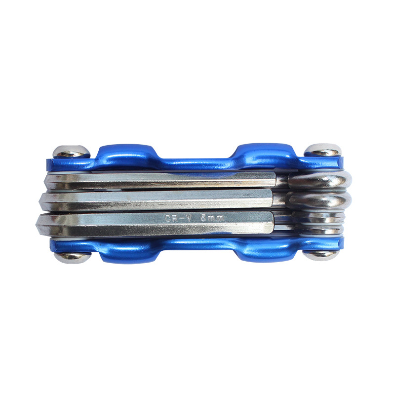 2.5-6mm ̽  ġ Ʈ Ȩ   ũ ̹  ġ ̹   ġ 7-in-1  ġ Ʈ/2.5-6mm Folding Hex Wrench Set Slotted Phillips Screwdriver Hex Key Scr